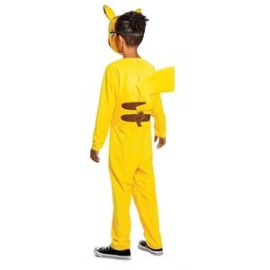 Pikachu Pokémon Kids Costume Size M 7/8 Disguise Licensed NO MASK Pre-Owned‎